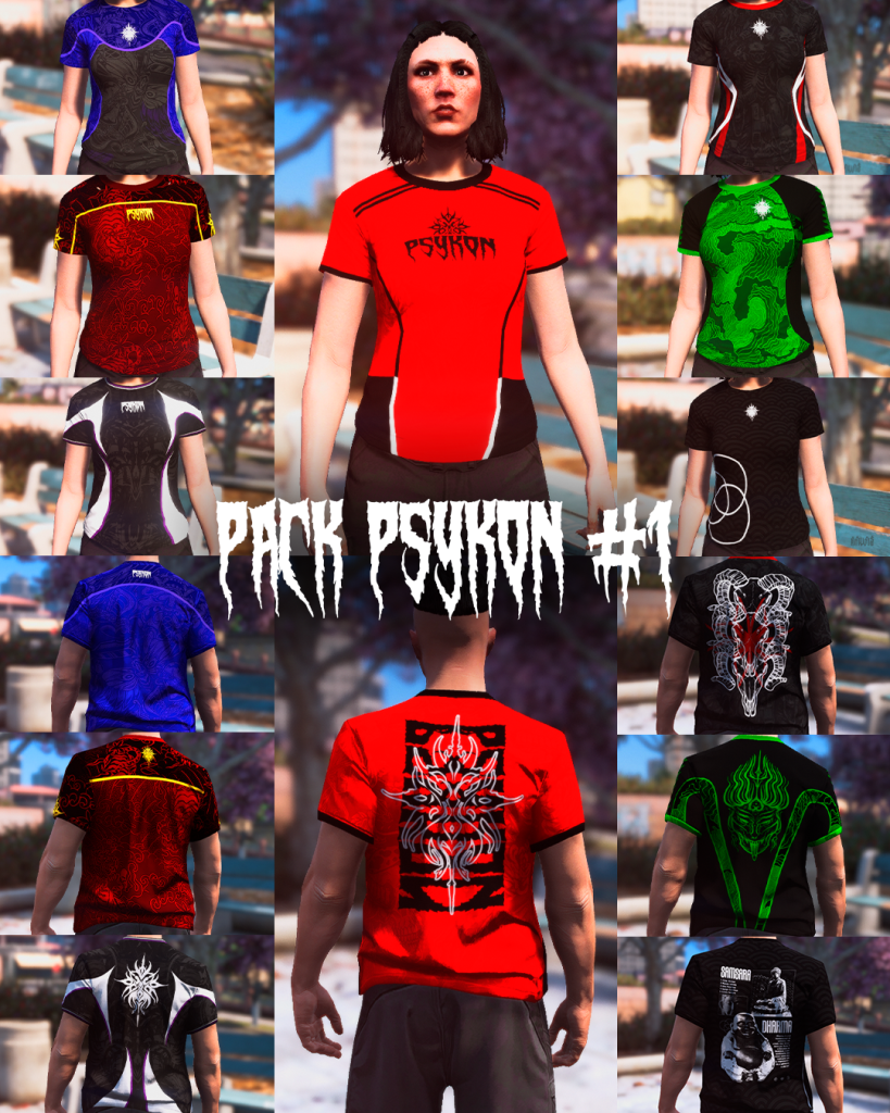 Pack Roupas Psykon #1